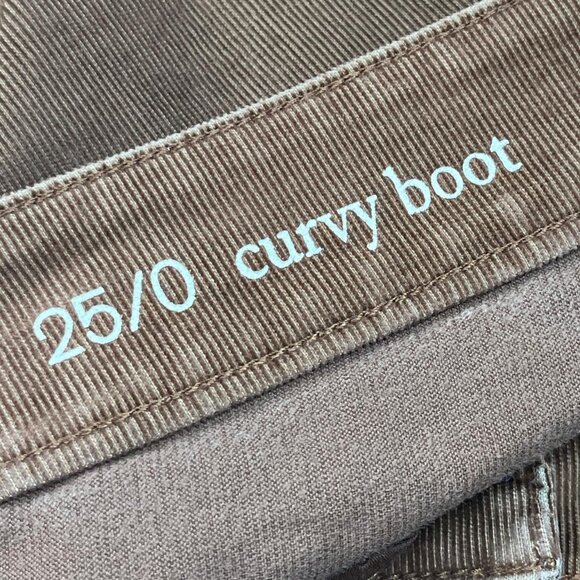 Ann Taylor LOFT Curvy Boot Corduroy Pants | Brown | Size 25/0 - Picture 5 of 6